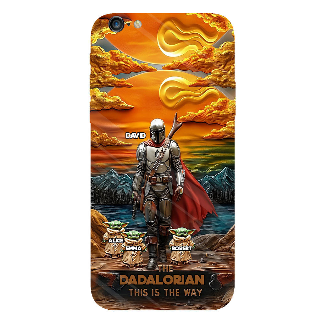 Best Dad Gift For Dad, Uncle, Grandpa,... - Personalized The Force Full Print Phone Case – view 18