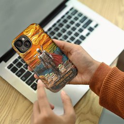 Best Dad Gift For Dad, Uncle, Grandpa,... - Personalized The Force Full Print Phone Case – view 4