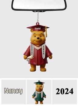 Class Of 2025 - Personalized Graduation Car Ornament – view 7