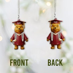 Class Of 2025 - Personalized Graduation Car Ornament – view 5