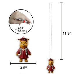 Class Of 2025 - Personalized Graduation Car Ornament – view 3