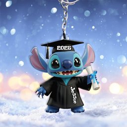 Happy Graduation 2025 - Personalized Ohana Keychain – view 2
