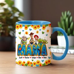 Mommy's Story - Personalized Mother Accent Mug – view 2