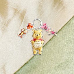 Mama Bear - Personalized Mouse Keychain with Charms – view 4