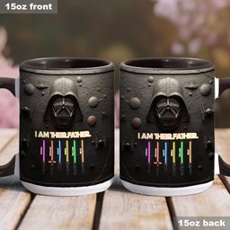 Best Dad, Grandpa, Uncle,...In The Galaxy - Personalized The Force Accent Mug – view 7
