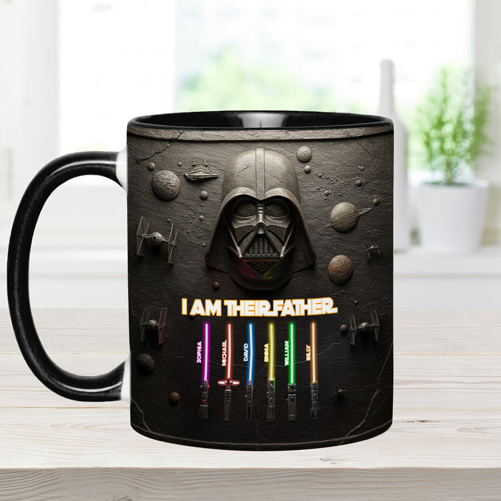 Best Dad, Grandpa, Uncle,...In The Galaxy - Personalized The Force Accent Mug – view 8