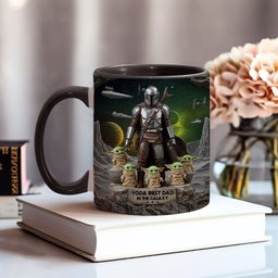 You're The Best Dad, Grandpa, Uncle,.. - Personalized The Force Accent Mug – view 2