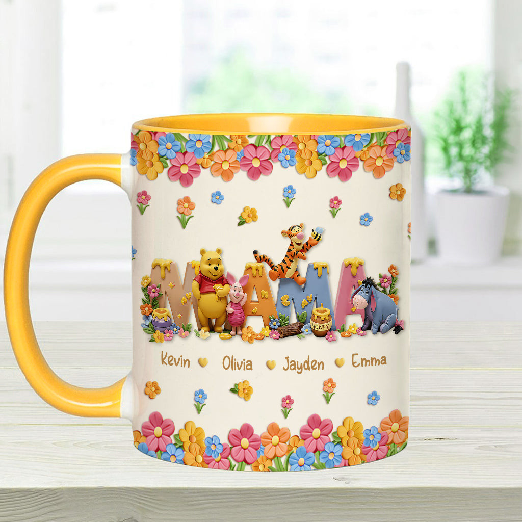 Mama Bear - Personalized Mouse Accent Mug – view 13