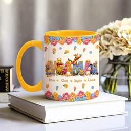 Mama Bear - Personalized Mouse Accent Mug – view 2
