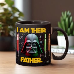 I'm Their Father - Personalized The Force Accent Mug – view 2