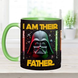 I'm Their Father - Personalized The Force Accent Mug – view 8