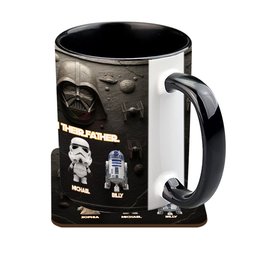 Their Father - Personalized The Force Accent Mug – view 7
