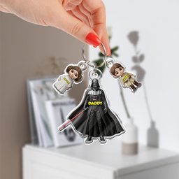 I'm Their Father - Personalized The Force Keychain with Charms – view 2
