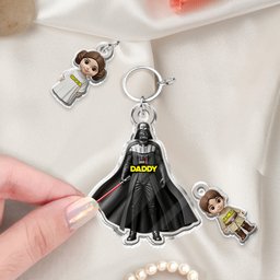 I'm Their Father - Personalized The Force Keychain with Charms – view 3