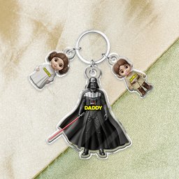 I'm Their Father - Personalized The Force Keychain with Charms – view 4