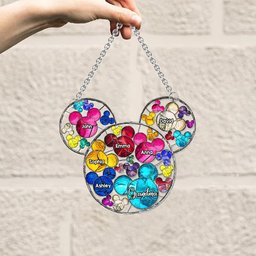 Magical Grandma Mom - Personalized Grandma Window Hanging Suncatcher Ornament – view 3