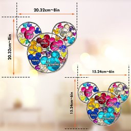 Magical Grandma Mom - Personalized Grandma Window Hanging Suncatcher Ornament – view 6