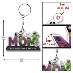 Mother Of Nightmare - Personalized Nightmare Transparent Keychain – view 3