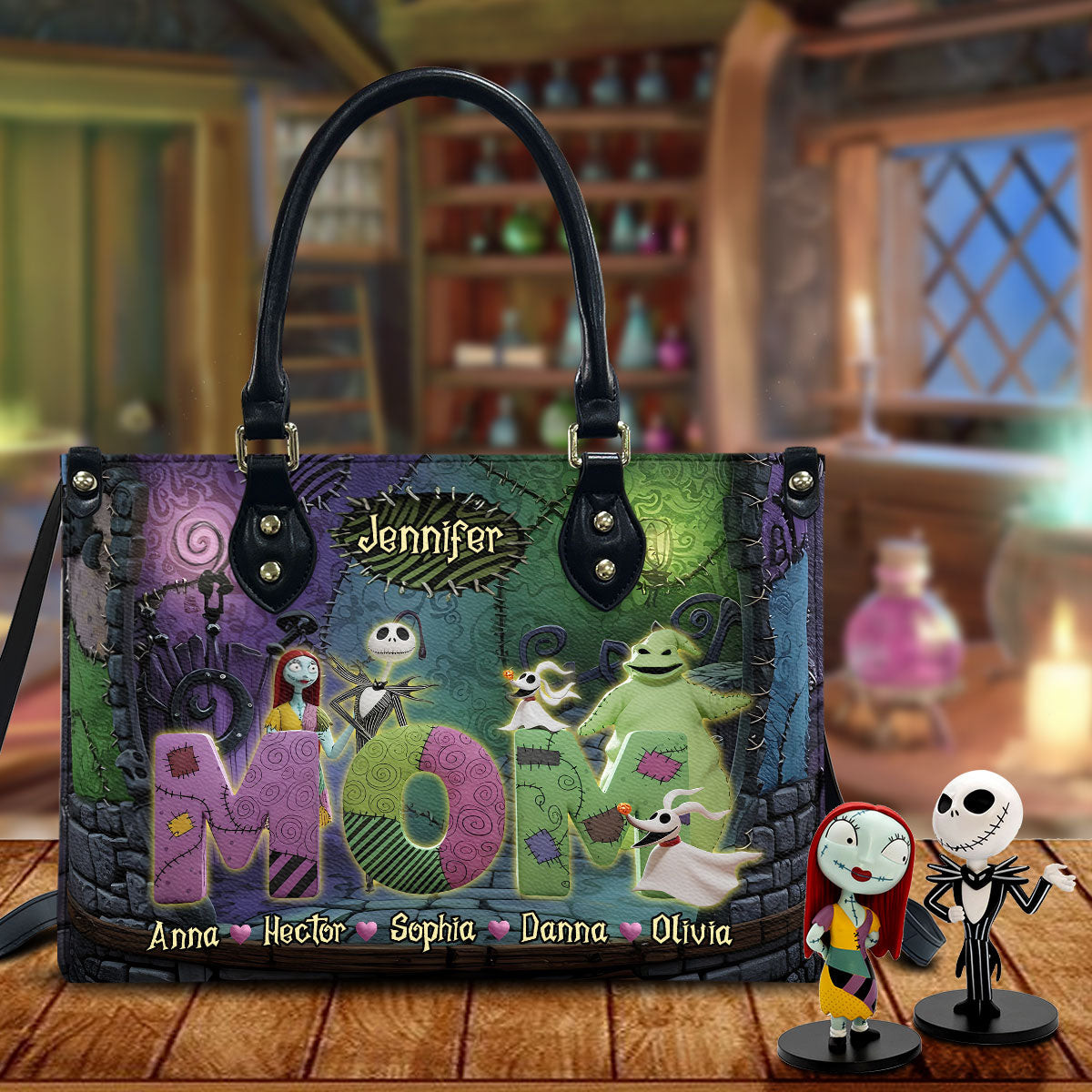 Mother Of Nightmares - Personalized Nightmare Leather Handbag