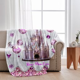 Magical Castle Gift For Mom, Grandma - Personalized Mouse Blanket – view 2