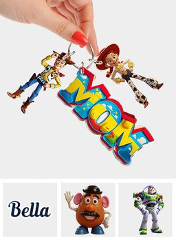 Mama Story - Personalized Movie For Kids Keychain with Charms – view 7