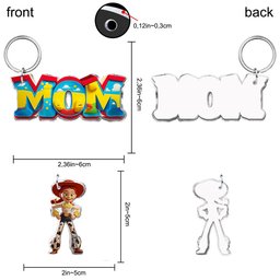 Mama Story - Personalized Movie For Kids Keychain with Charms – view 6