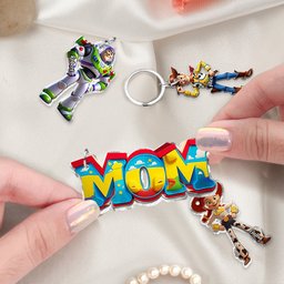 Mama Story - Personalized Movie For Kids Keychain with Charms – view 3