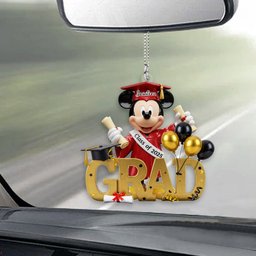 Class Of 2025 - Personalized Mouse Transparent Car Ornament – view 2