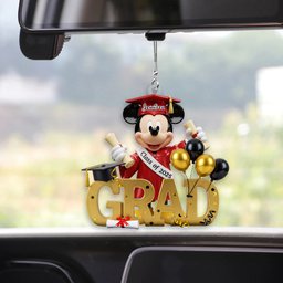 Class Of 2025 - Personalized Mouse Transparent Car Ornament – view 6