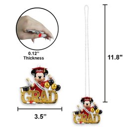 Class Of 2025 - Personalized Mouse Transparent Car Ornament – view 3