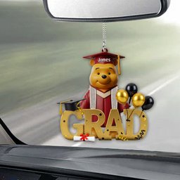 Class Of 2025 - Personalized Mouse Car Ornament – view 2