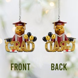 Class Of 2025 - Personalized Mouse Car Ornament – view 5