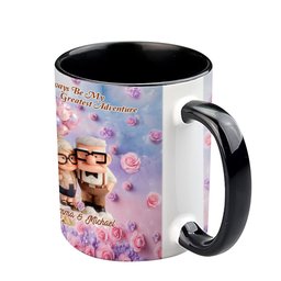 You Will Always Be My Greatest Adventure - Personalized Couple Accent Mug – view 5