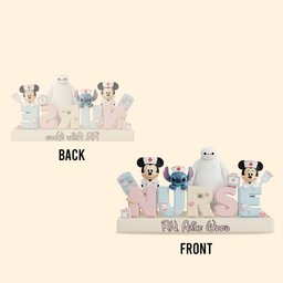 Cutie Nurse Desk Decor - Personalized Mouse Custom Shaped Acrylic Plaque – view 4
