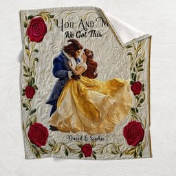 I Love You - Personalized Couple Blanket – view 4