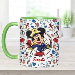 Family Cruise Trip - Personalized Mouse Accent Mug – view 8