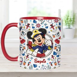 Family Cruise Trip - Personalized Mouse Accent Mug – view 7