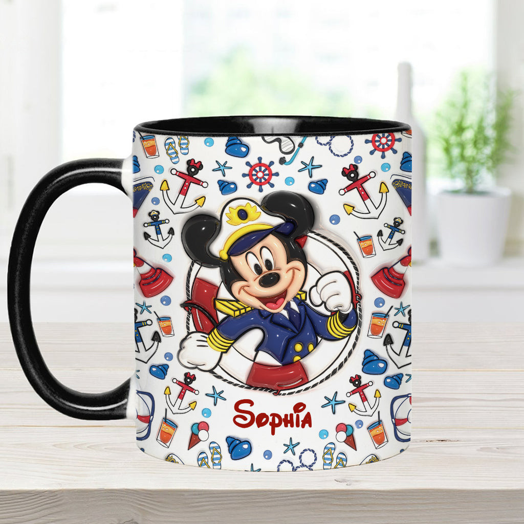 Family Cruise Trip - Personalized Mouse Accent Mug – view 6
