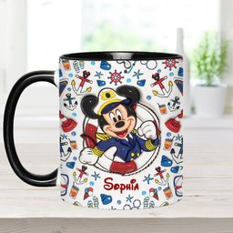 Family Cruise Trip - Personalized Mouse Accent Mug – view 6