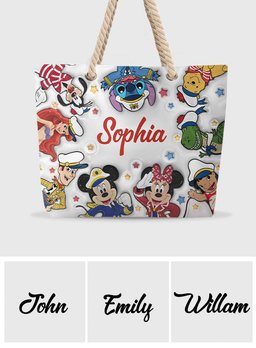Cruise Squad - Personalized Mouse Beach Bag – view 8