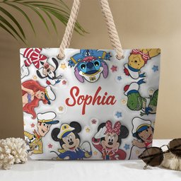Cruise Squad - Personalized Mouse Beach Bag – view 7