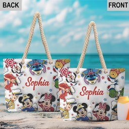 Cruise Squad - Personalized Mouse Beach Bag – view 3
