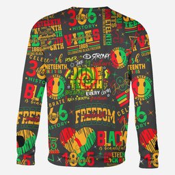 Juneteenth 1865 - Personalized African American All Over Shirt – view 7