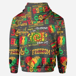 Juneteenth 1865 - Personalized African American All Over Shirt – view 4