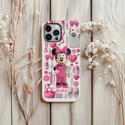 Nursing Is A Work Of Heart - Personalized Nurse Full Print Phone Case – view 6