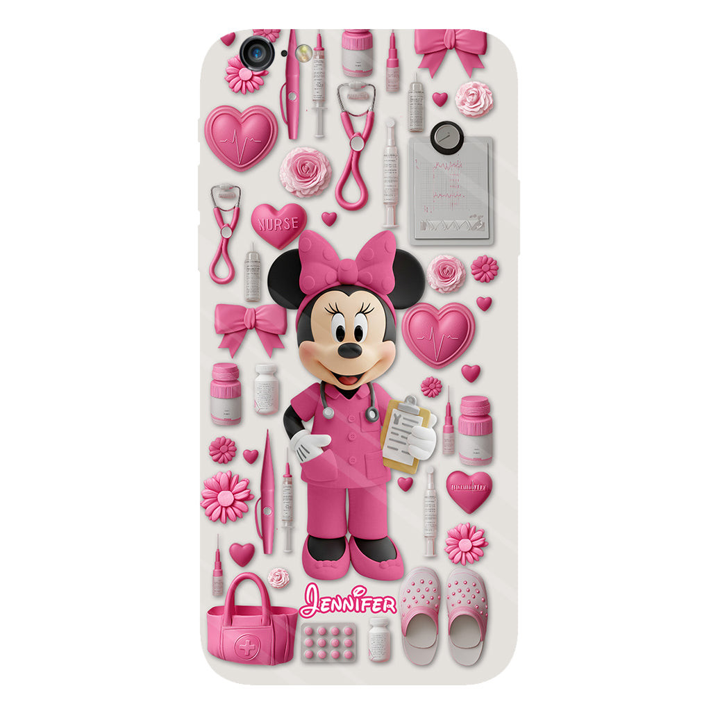 Nursing Is A Work Of Heart - Personalized Nurse Full Print Phone Case – view 18