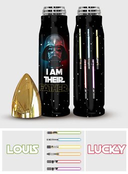I Am Their Father - Personalized The Force Bullet Tumbler – view 7