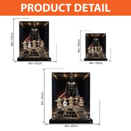 Their Father Grandfather - Personalized The Force Custom Shaped Acrylic Plaque – view 6