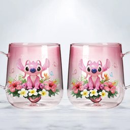 I'm Yours No Return Or Refunds - Personalized Ohana Gradient Glass Mug – view 2