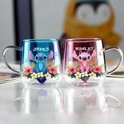 I'm Yours No Return Or Refunds - Personalized Ohana Gradient Glass Mug – view 8